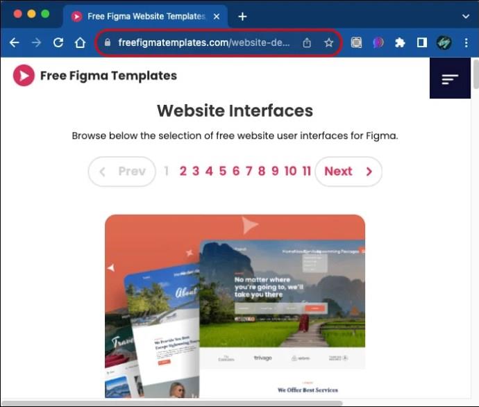 Besplatni Figma predlošci web stranica