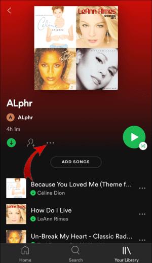 Jak odstranit seznam skladeb ve Spotify