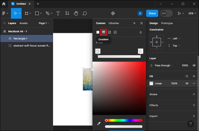 Hur man skapar en gradient i Figma
