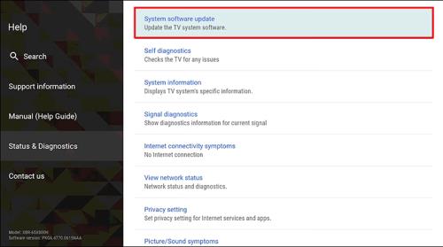 Sådan opdaterer du Android TV-firmware