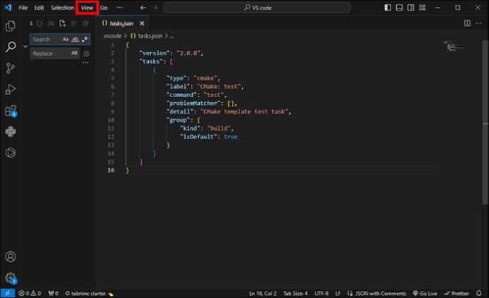 Як запустити код у терміналі в VS Code