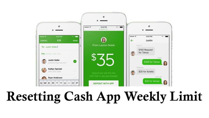 Cash App týdenní reset limitu – průvodce