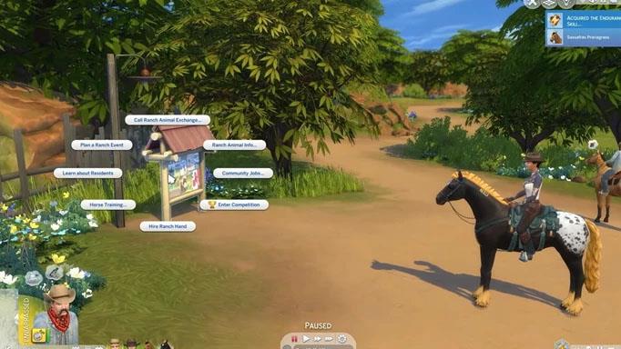 Vodič za paket proširenja The Sims 4: Horse Ranch