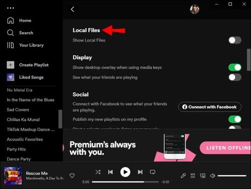 Hogyan töltsünk fel zenét a Spotify-ba