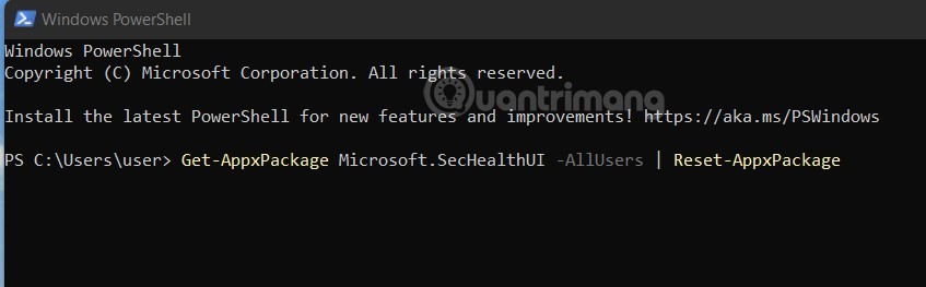 Ištaisykite klaidą, kai negalima atidaryti „Windows Security“ sistemoje „Windows 11“