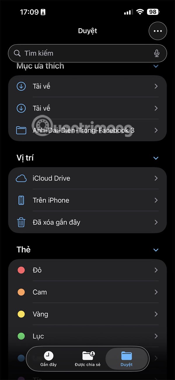 Kaip pakeisti aplanko spalvą „iPhone“ failų programoje