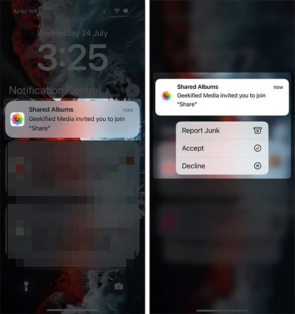 Pokyny na pripojenie sa k zdieľaným albumom na iPhone Pokyny na pripojenie sa k zdieľaným albumom na iPhone