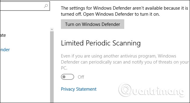 Windows Defenderin (Windowsin suojaus) poistaminen käytöstä Windows 10:ssä ja Windows 11:ssä