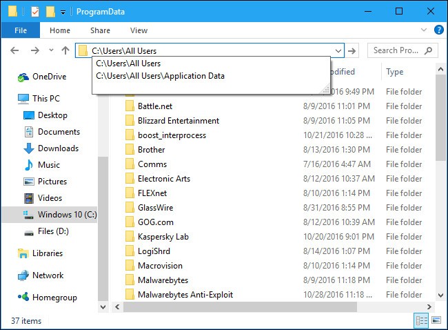 Što je mapa ProgramData u sustavu Windows?