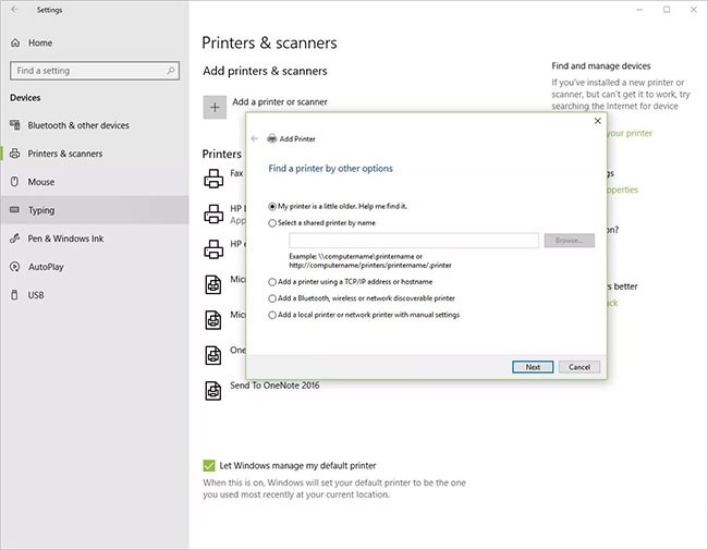 Как да добавите принтер към Windows 10