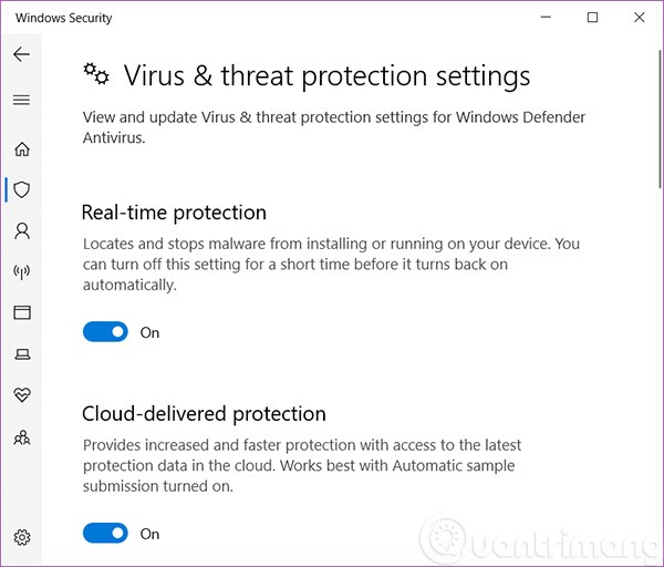 Windowsin suojauksen avaaminen Windows 10:ssä