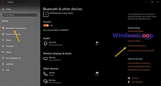 Як відобразити відсутній значок Bluetooth на панелі завдань Windows