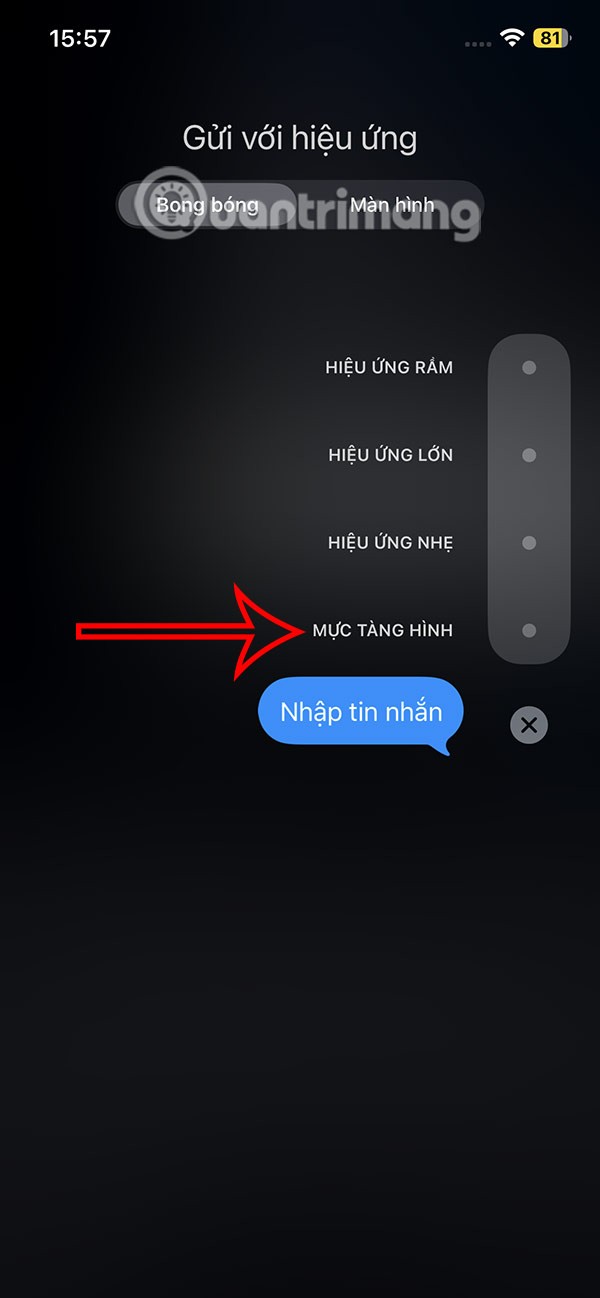 Kako pošiljati nevidna sporočila na iPhoneu