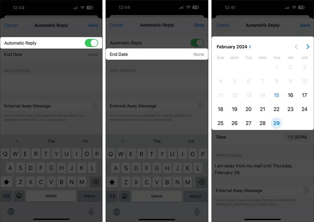 Πώς να κάνετε αυτόματη απάντηση στο Mail στο iPhone