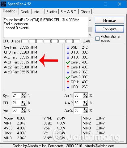 Kako koristiti SpeedFan za provjeru temperature procesora i brzine ventilatora računala