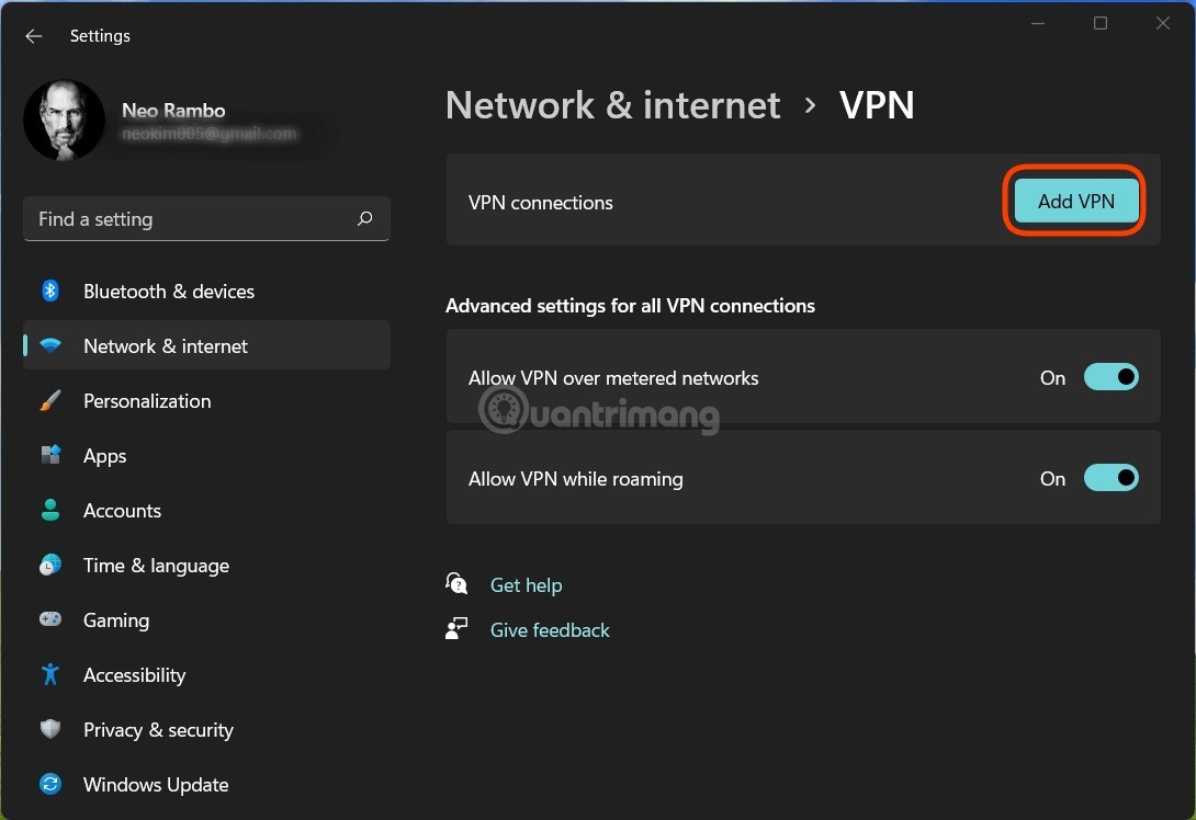 VPN:n asentaminen ja käyttö Windows 11:ssä