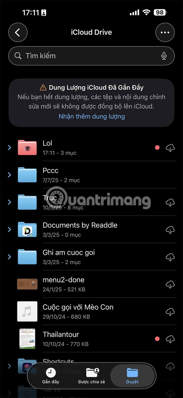 Kaip pakeisti aplanko spalvą „iPhone“ failų programoje