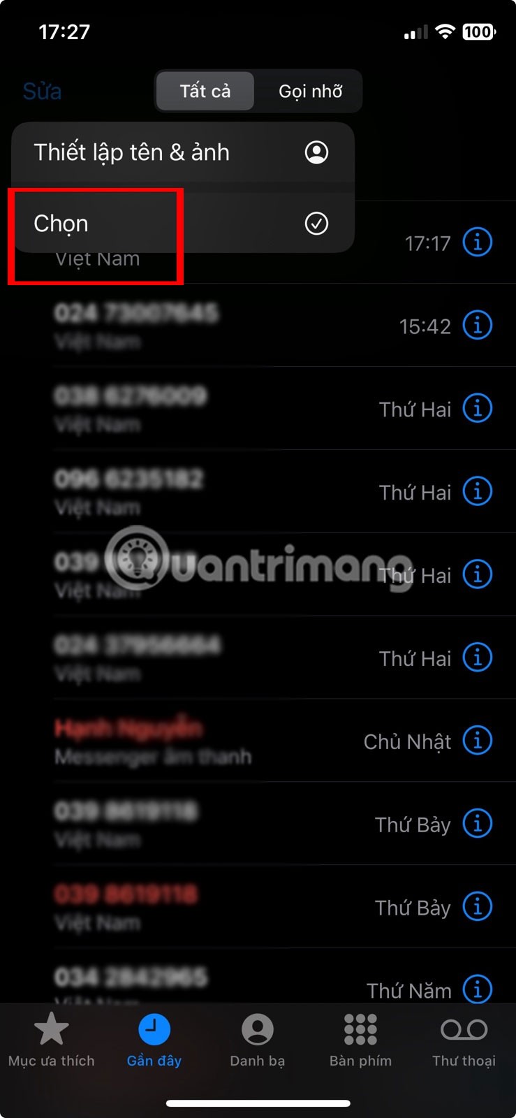 Puheluhistorian tarkasteleminen ja poistaminen iPhonessa