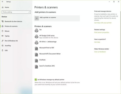 Tulostimen lisääminen Windows 10:een Tulostimen lisääminen Windows 10:een