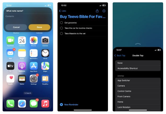 Як налаштувати жест торкання назад на iPhone