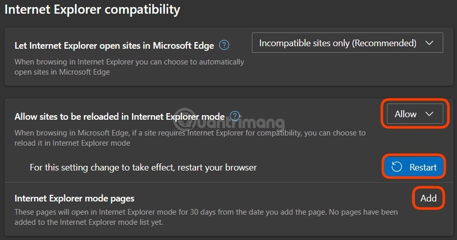 Az IE mód használata a nemrégiben megszüntetett Internet Explorer cseréjére