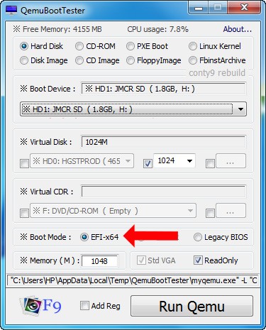 Jak zkontrolovat, zda bylo USB Bootování úspěšně vytvořeno?