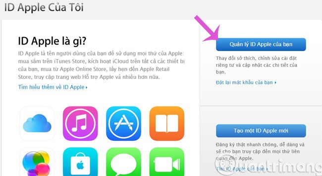 Az iCloud jelszó megváltoztatásának utasításai nagyon egyszerűek