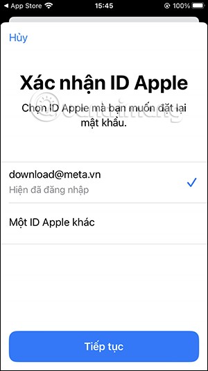 Az iCloud jelszó megváltoztatásának utasításai nagyon egyszerűek