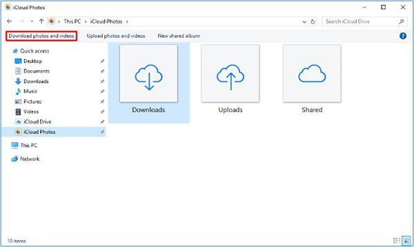 Kā lejupielādēt fotoattēlus no iCloud