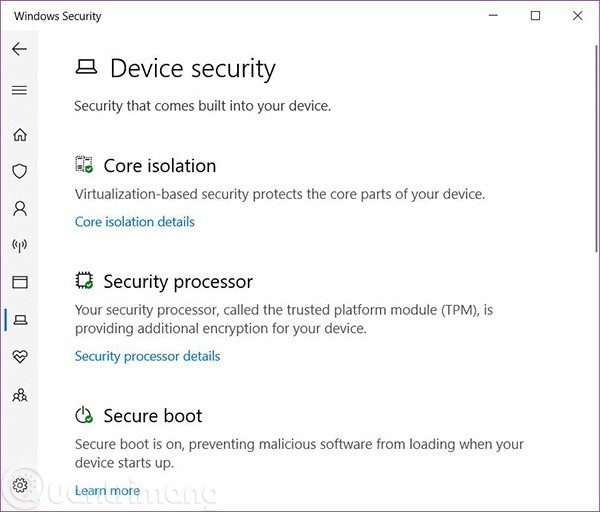 Windowsin suojauksen avaaminen Windows 10:ssä
