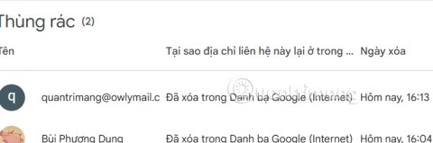 Jak obnovit smazané kontakty v systému Android