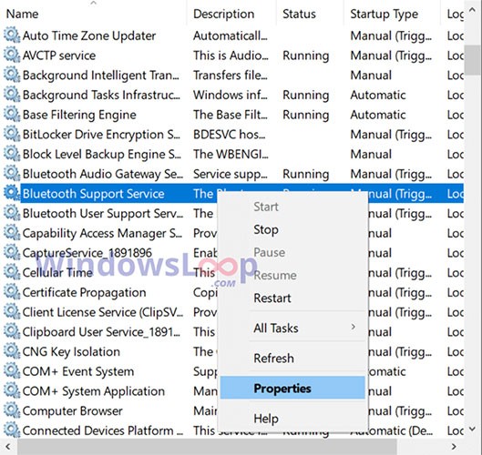 Як відобразити відсутній значок Bluetooth на панелі завдань Windows