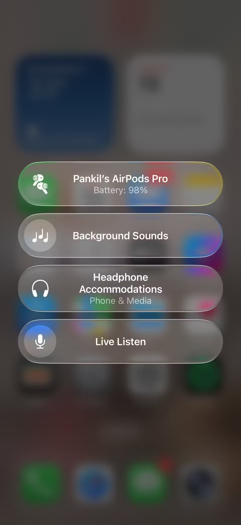 Kako uporabljati ozaveščenost o pogovorih in poslušanje v živo na AirPods