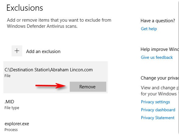 Kako dodati iznimke u Windows Defenderu na Windowsima 10