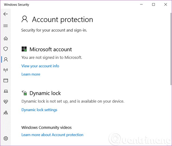 Windowsin suojauksen avaaminen Windows 10:ssä