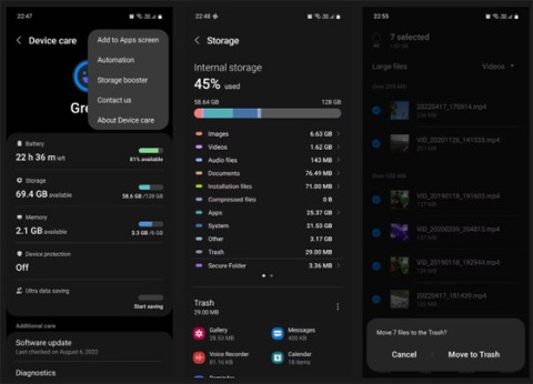 Kā atbrīvot vietu operētājsistēmā Android