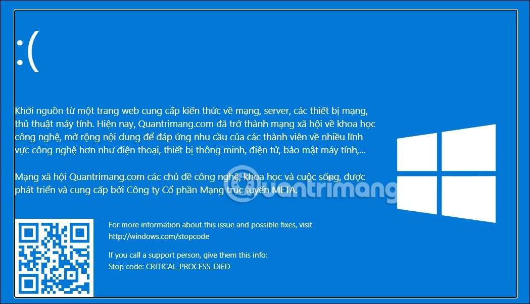 Як створити синій екран смерті (BSOD), щоб розіграти друзів Як створити синій екран смерті (BSOD), щоб розіграти друзів