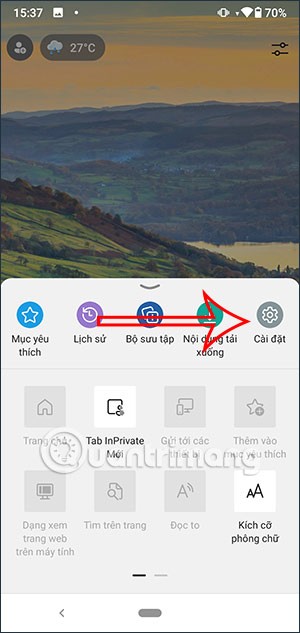 Slik sletter du nettleserloggen på en Android-telefon