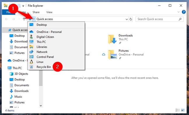11 būdų, kaip atidaryti šiukšlinę sistemoje „Windows“