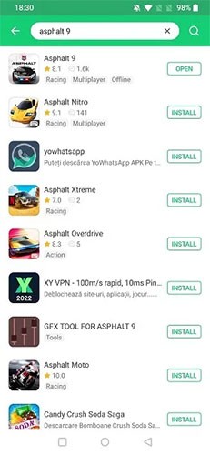 XAPK fájlok telepítése Androidra