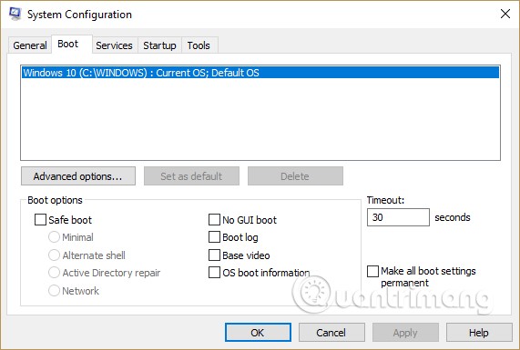 Kako ukloniti stare opcije pokretanja u izborniku za pokretanje u sustavu Windows 10