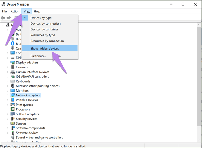 Kaip ištaisyti tinklo adapterio nerasto klaidą sistemoje „Windows 10“