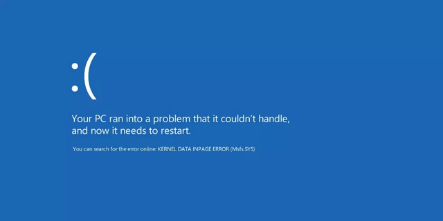Hogyan javítsuk ki a kerneladatok beolvasási hibáját Windows rendszeren