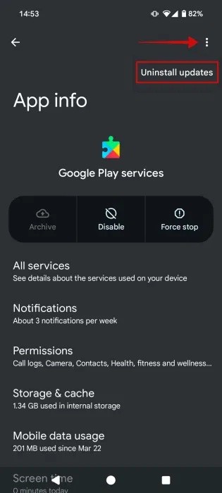 Jak opravit vybíjení baterie v Google Play Services v systému Android