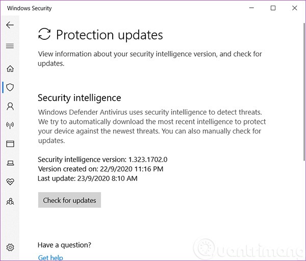 Windowsin suojauksen avaaminen Windows 10:ssä