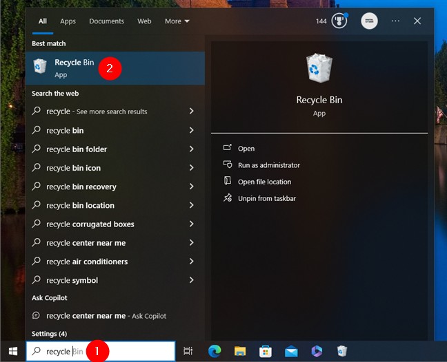 11 būdų, kaip atidaryti šiukšlinę sistemoje „Windows“