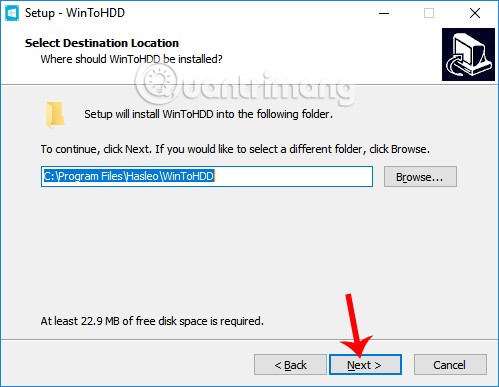 Sådan installeres Windows ved hjælp af WinToHDD uden USB eller DVD