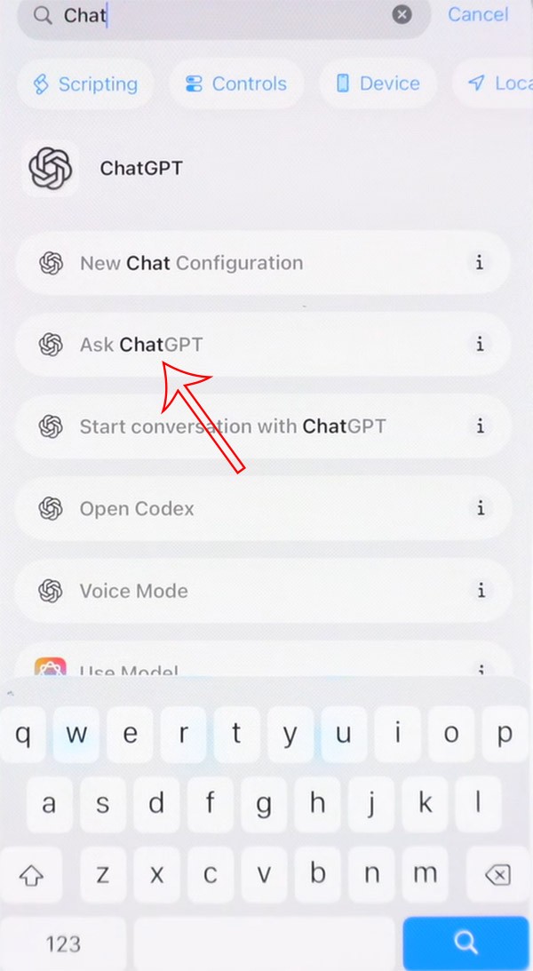 Hogyan lehet megnyitni a ChatGPT-t iPhone-on egy akciógombbal