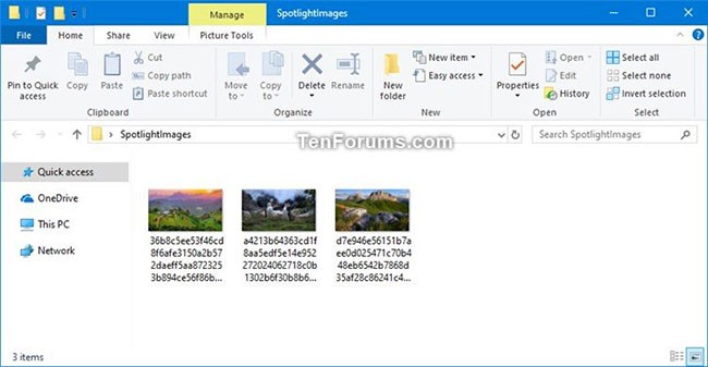 Как да изтеглите изображения на заключения екран на Windows 10 от Spotlight на вашия компютър