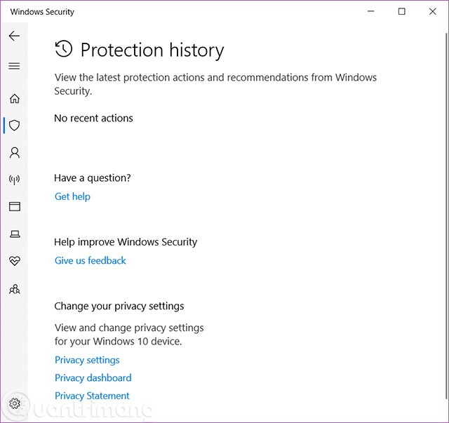 Windowsin suojauksen avaaminen Windows 10:ssä
